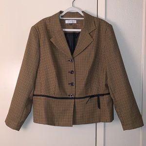 Houndstooth Blazer by Clio 2 Suit